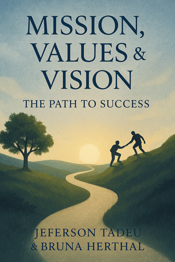 Capa do Livro Mission, Values, and Vision: The Path to Success